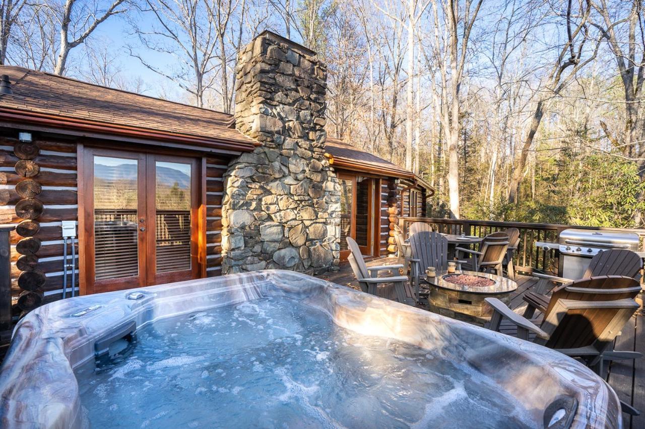 Buckhorn Hideaway By Stony Brook Cabins แกตลิงเบิร์ก ภายนอก รูปภาพ